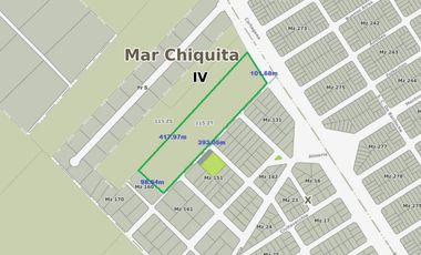 Excelente fracción de Campo  de 40.000 m2 en Mar Chiquita co