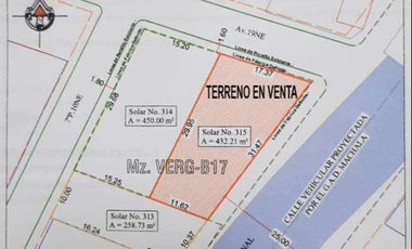 Terreno de Venta en Lotización Los Vergeles, Machala.