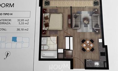 Departamento Macul ID: 161190r