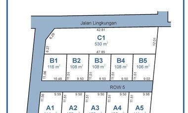 Kapling Mulai 1 Juta Dekat Jl. Wates Sertipikat SHM
