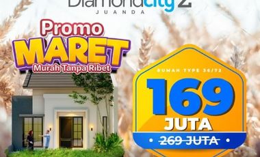 M2M MARET MURAH! DIAMOND CITY JUANDA 2, Rumah Murah di Desa Damarsi