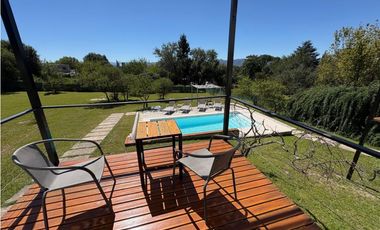 ALQUILER ANUAL DE CABAÑAS CON PILETA EN TANTI