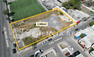 Terreno Comercial en Renta, Fraccionamiento Azteca, Guadalupe, Nuevo León