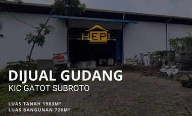 Dijual Gudang di Kawasan Industri Candi Gatot Subroto Semarang Barat