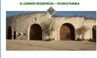 TERRENO EN VENTA - EL CARMEN ATLIXCO PUEBLA