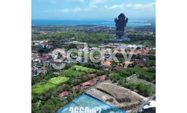 TANAH HOOK VIEW GWK DAN LAUT DI MERAK DUA UNGASAN BADUNG, BALI