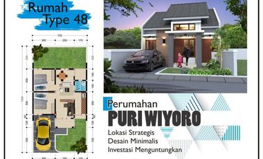Rumah Siap Bangun di Perumahan Puri Wiyoro, Banguntapan