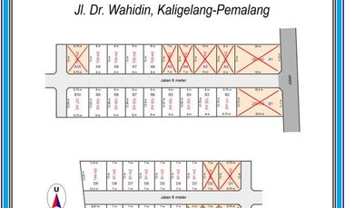 Kapling Dekat Pemalang Kota, SHM Aman, Cicil 12x
