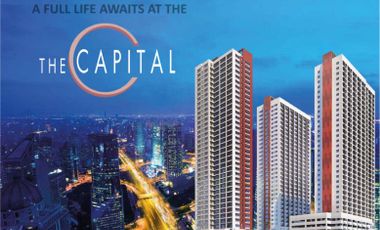 Rent to Own Studio 25 sqm at The Capital Towers in E. Rodriguez Sr. Avenue Quezon City