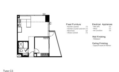 Landmark at MRTA Station - 2BR Type - C3