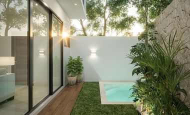 CASA TIPO TOWN HOUSE EN TEMOZÓN AL NORTE DE MERIDA