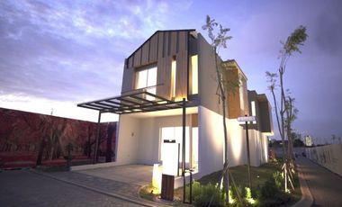 Townhouse mewah dekat Stasiun Jurangmangu, Pondok Aren siap huni, mulai dari 1.820 M Sj