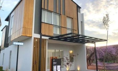 Townhouse mewah dekat Stasiun Jurangmangu, Pondok Aren siap huni, mulai dari 1.820 M Sj