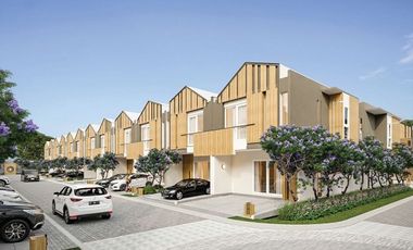 Townhouse mewah dekat Stasiun Jurangmangu, Pondok Aren siap huni, mulai dari 1.820 M Sj