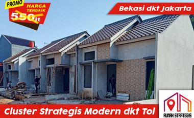 Cluster Free Biaya2 Strategis Bekasi dkt Tol Jatiasih Jakarta Timur