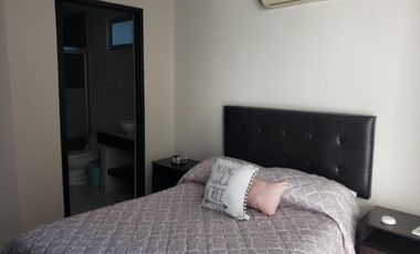 Departamento amueblado en Boca Tower en 2do piso. Dos cajones de estacionamiento