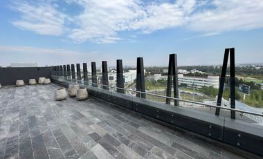 SE RENTA OFICINA TORRE INXIGNIA ANGELOPOLIS OBRA GRIS 56 M2