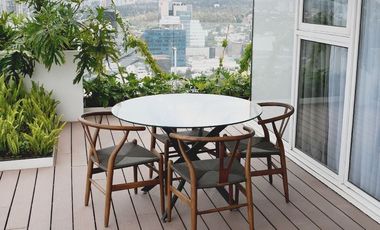 Condominio con gran terraza de 93 m2 techo alto, con amenidades: cine, alberca c