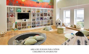 Condominio con gran terraza de 93 m2 techo alto, con amenidades: cine, alberca c