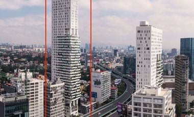 Condominio con gran terraza de 93 m2 techo alto, con amenidades: cine, alberca c