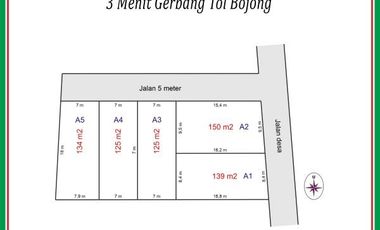 Legalitas SHM, 800 Rb-an: 2 Km Pintu Tol Bojong Pekalongan