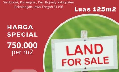 Legalitas SHM, 800 Rb-an: 2 Km Pintu Tol Bojong Pekalongan