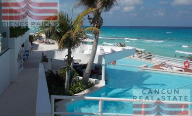 Departamento zona hotelera Cancun beachfront