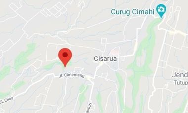 1540 M2 Tanah Kebun View Gunung Burangrang di Pameungpeuk, Cisarua. Bandung Barat