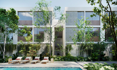 Departamento en Venta en Mérida, Veta, Temozón ( Mod. 2 Rec)