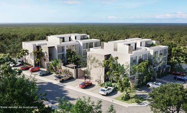 Departamento en Venta en Mérida, Veta, Temozón ( Mod. 2 Rec)