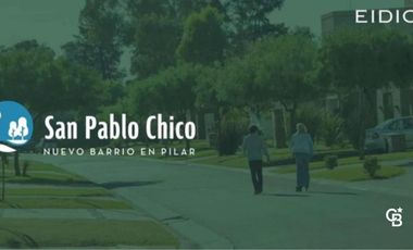 Terreno - Pilar - venta - San Pablo Chico - lote Perimetral - Lote - Financiación