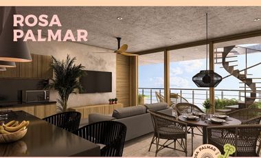 PREVENTA DEPTOS AMUEBLADOS ROSA PALMAR, SISAL PTO. MOD A, 2 HAB Y TERRAZA DIC 24