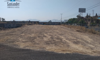 Terreno comercial en renta sobre libramiento junto a FAME manantiales $250,000