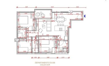 ***DEPARTAMENTO VENTA CALIZA  DISTRITO DOMO, STA CATARINA, 3 REC.