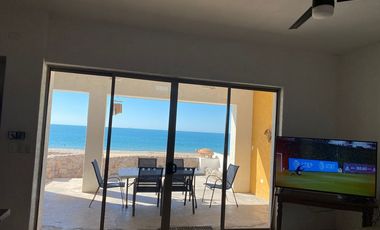 BAHÍA DE KINO, CASA TORTUGA, ORILLA DE PLAYA, RENTA $6,000 NOCHE