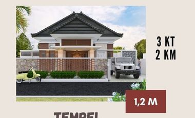 RUMAH MEWAH DI TEMPEL SLEMAN, ADA KOLAM RENANG PRIBADI HARGA BERSAHABAT