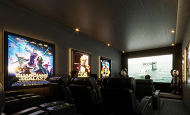 Casa en la Loma de Golf con Alberca y Cine