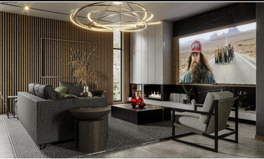 Casa en la Loma de Golf con Alberca y Cine