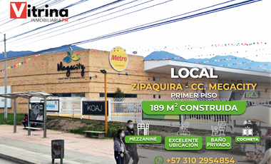 Vitrina Inmobiliaria vende local en el Megacity Zipaquira