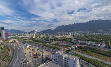 Oficina en renta de 1,622m2  obra gris en zona Santa María, Mty NL