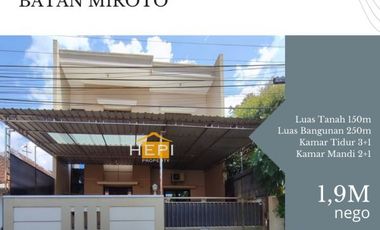 Dijual rumah di tengah kota Semarang,Batan Miroto