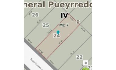 lote terreno en playa Serena