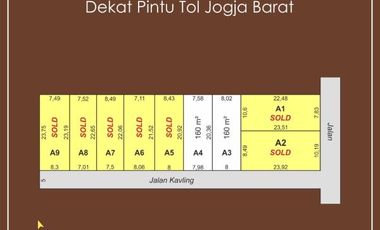 Tanah Cocok Bangun Kost Area Kawasan Industri Sentolo, Jogja