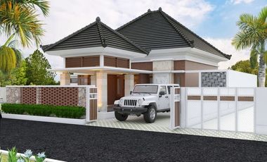 DIJUAL RUMAH LIMASAN MODERN DI SLEMAN 1,5 M BONUS FURNISHED