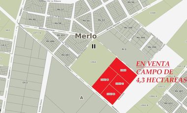 Terreno en venta en Mariano Acosta, Merlo