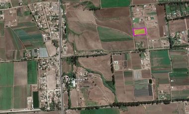 Parcela en Venta en CALLEJON EL CARMEN, COSTADO HACIENDA VENUS, 2 CUADRAS HACIA EL ORIENTE.