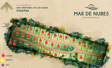 TERRENO 12/36 DENTRO DE LA NATURALEZA DE RESIDENCIAL MAR DE NUBES