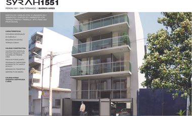 Venta de Departamento 2 Ambientes en Syrah San Fernando con Amenities