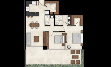 Departamento en Venta Mérida, Zaguán, Santa Gertrudis Copo ( San Cristobal)