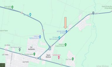 Venta excelente lote frente a la ruta 12. 1065 m2.